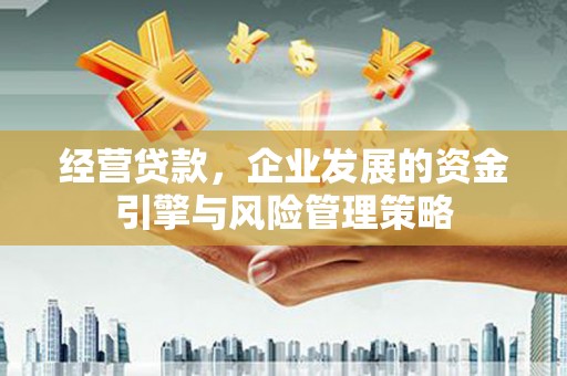 梧栖经营贷款，企业发展的资金引擎与风险管理策略