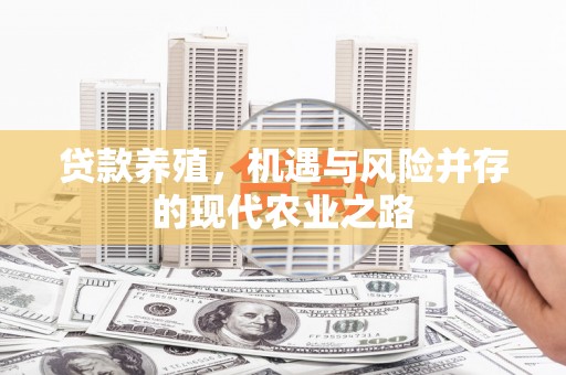 梧栖贷款养殖，机遇与风险并存的现代农业之路