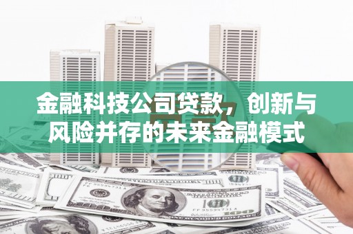 梧栖金融科技公司贷款，创新与风险并存的未来金融模式