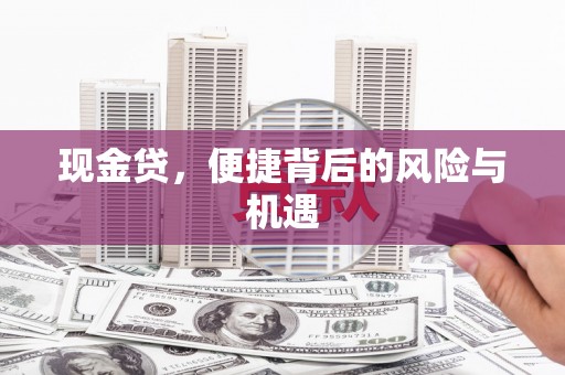梧栖现金贷，便捷背后的风险与机遇