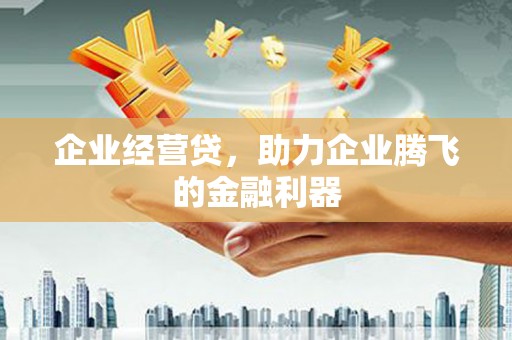 梧栖企业经营贷，助力企业腾飞的金融利器
