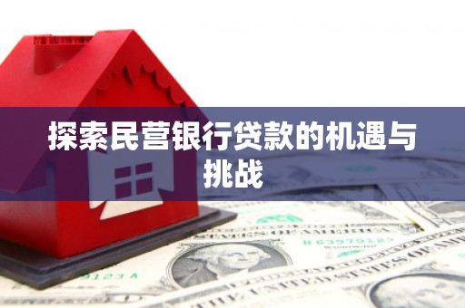 梧栖探索民营银行贷款的机遇与挑战