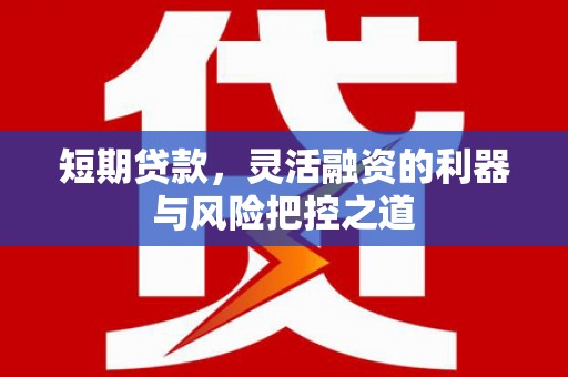 梧栖短期贷款，灵活融资的利器与风险把控之道