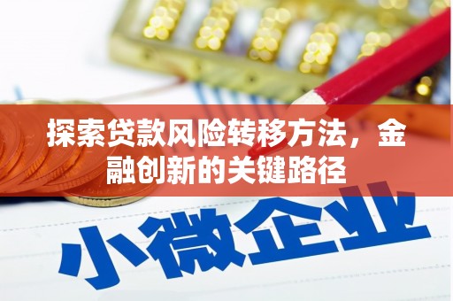 梧栖探索贷款风险转移方法，金融创新的关键路径