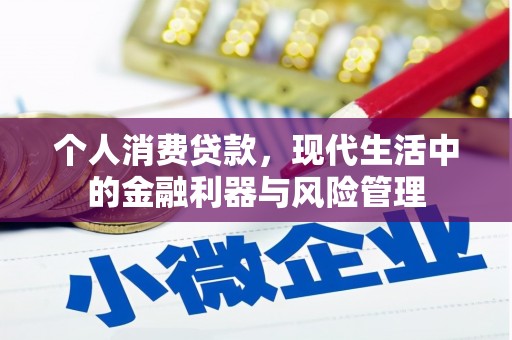 梧栖个人消费贷款，现代生活中的金融利器与风险管理