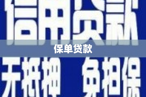 梧栖保单贷款