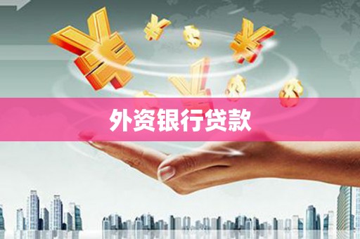 梧栖外资银行贷款