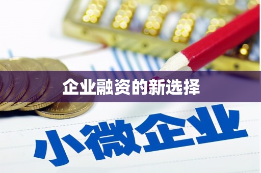 梧栖企业融资的新选择