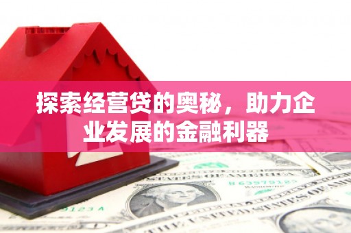 梧栖探索经营贷的奥秘，助力企业发展的金融利器