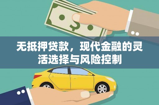 梧栖无抵押贷款，现代金融的灵活选择与风险控制