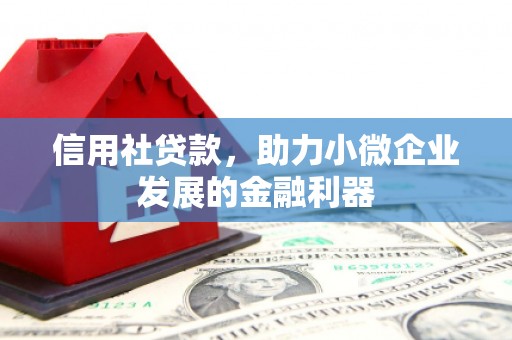 梧栖信用社贷款，助力小微企业发展的金融利器
