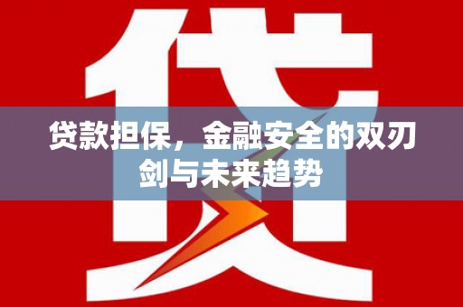 梧栖贷款担保，金融安全的双刃剑与未来趋势