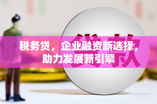 梧栖税务贷，企业融资新选择，助力发展新引擎