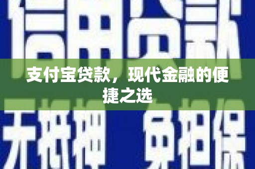 梧栖支付宝贷款，现代金融的便捷之选