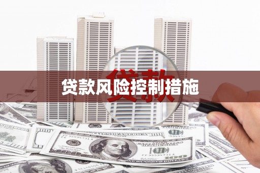 梧栖贷款风险控制措施