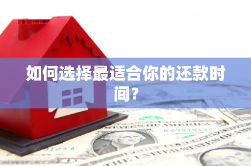 梧栖如何选择最适合你的还款时间？