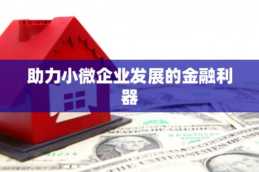 梧栖助力小微企业发展的金融利器